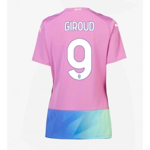 AC Milan Olivier Giroud #9 Koszulka Trzecich Kobiety 2023-24 Krótki Rękaw